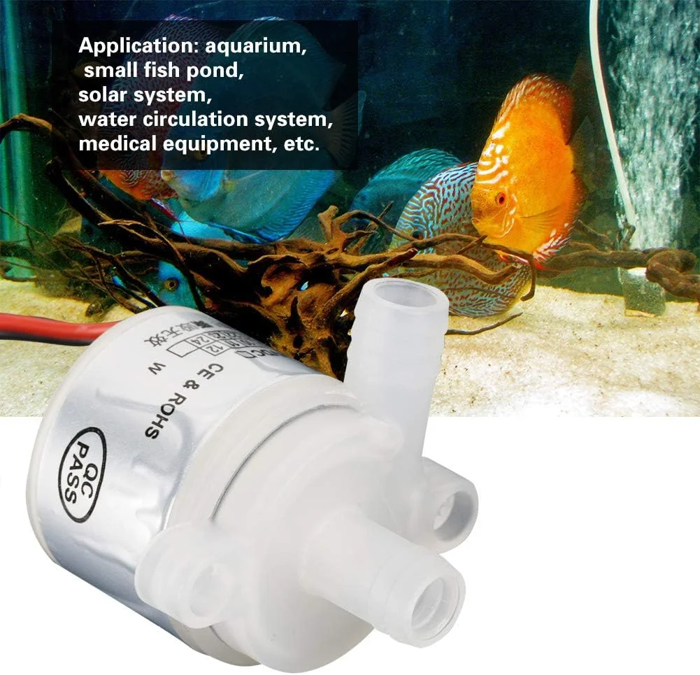 TOPINCN 1 pcs Brushless Ultra-Quiet Waterproof White Mini