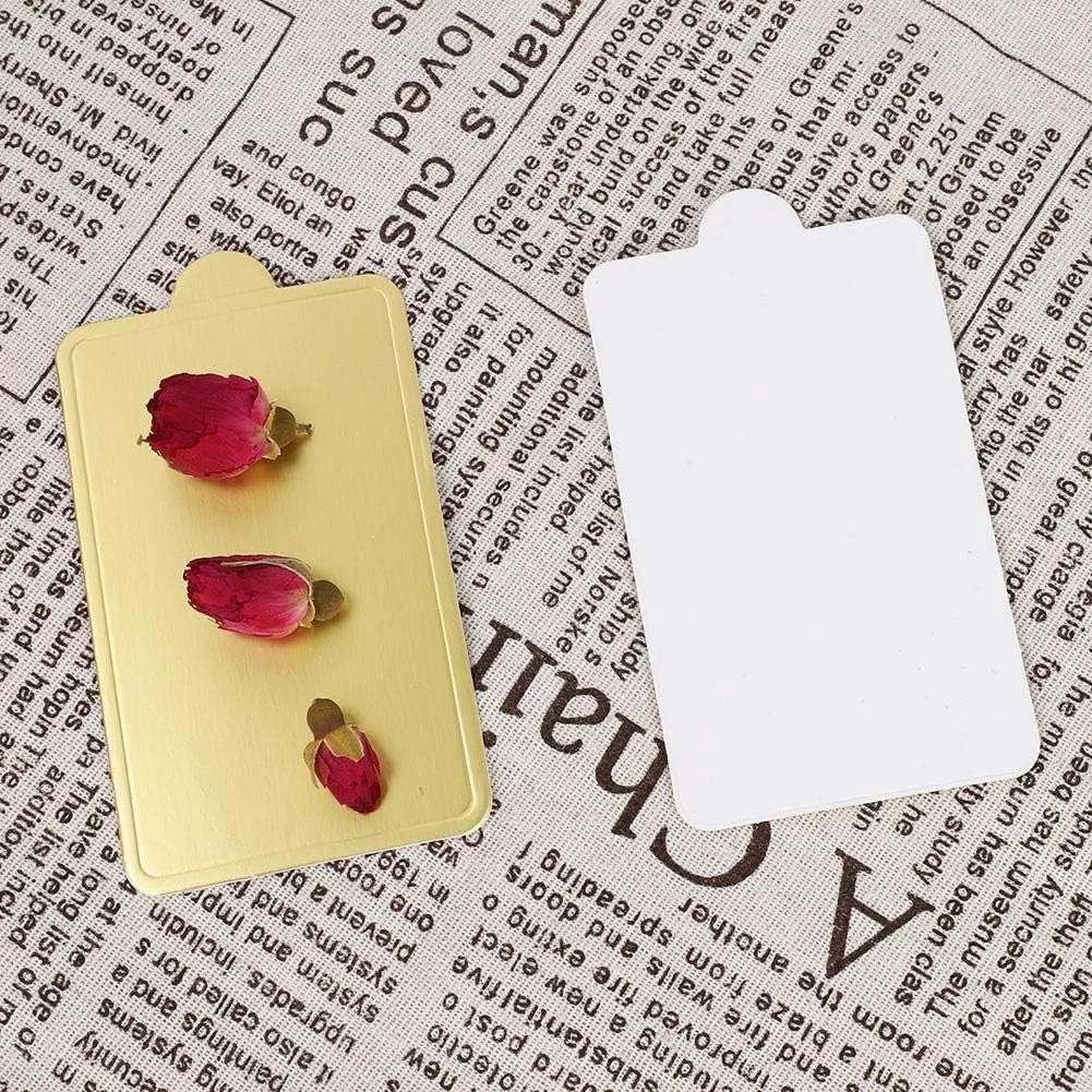 TOPINCN 100 PCS Quarter Sheet Cake Board Rectangle Mousse