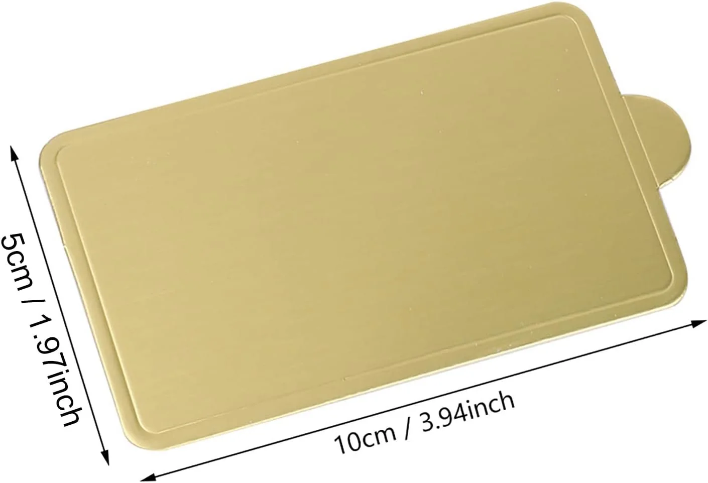 TOPINCN 100 PCS Quarter Sheet Cake Board Rectangle Mousse