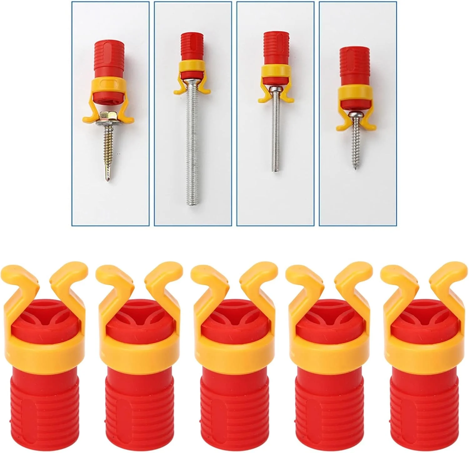 TOPINCN 10PCS Screw Holders Clamp ABS Universal Anti