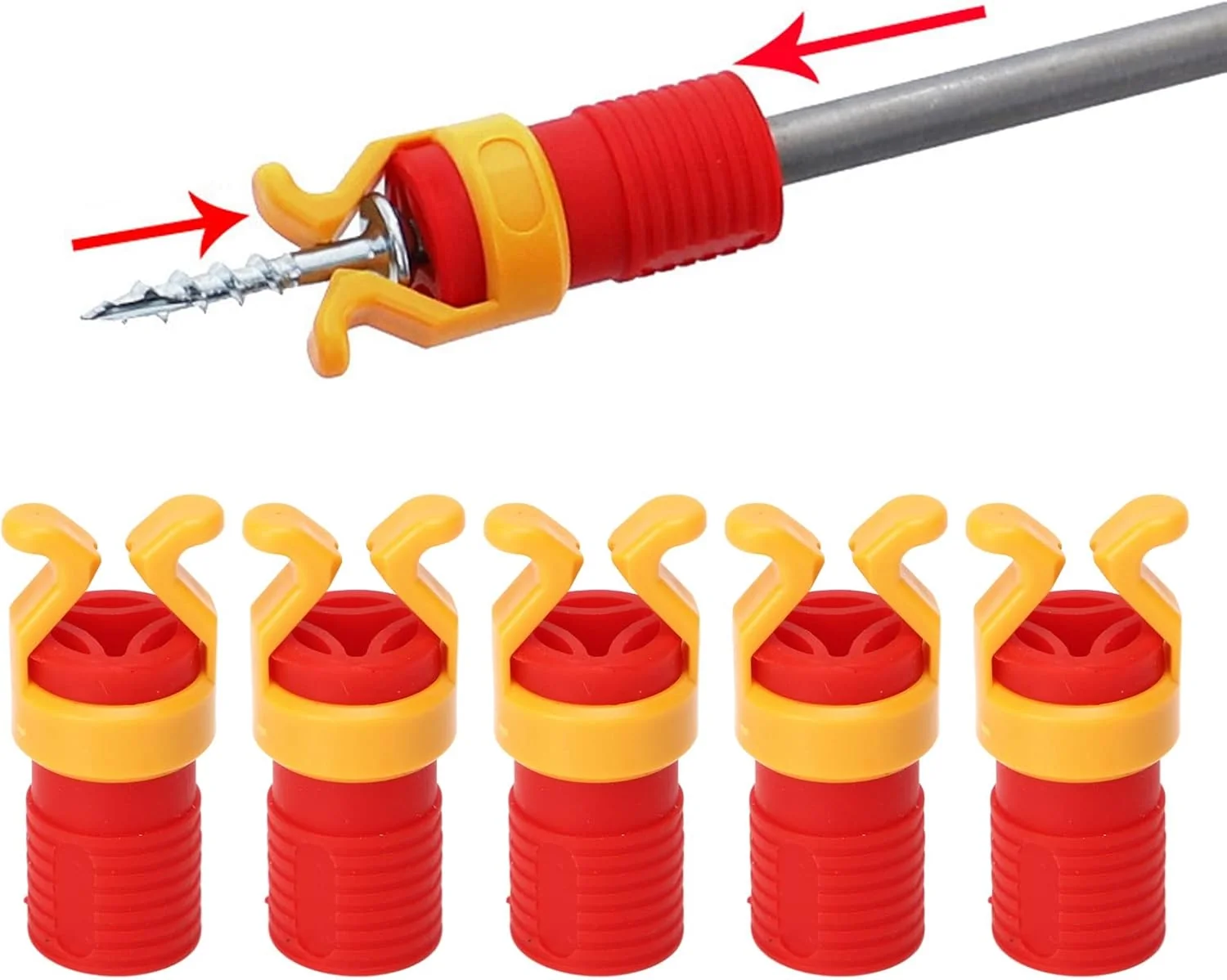 TOPINCN 10PCS Screw Holders Clamp ABS Universal Anti