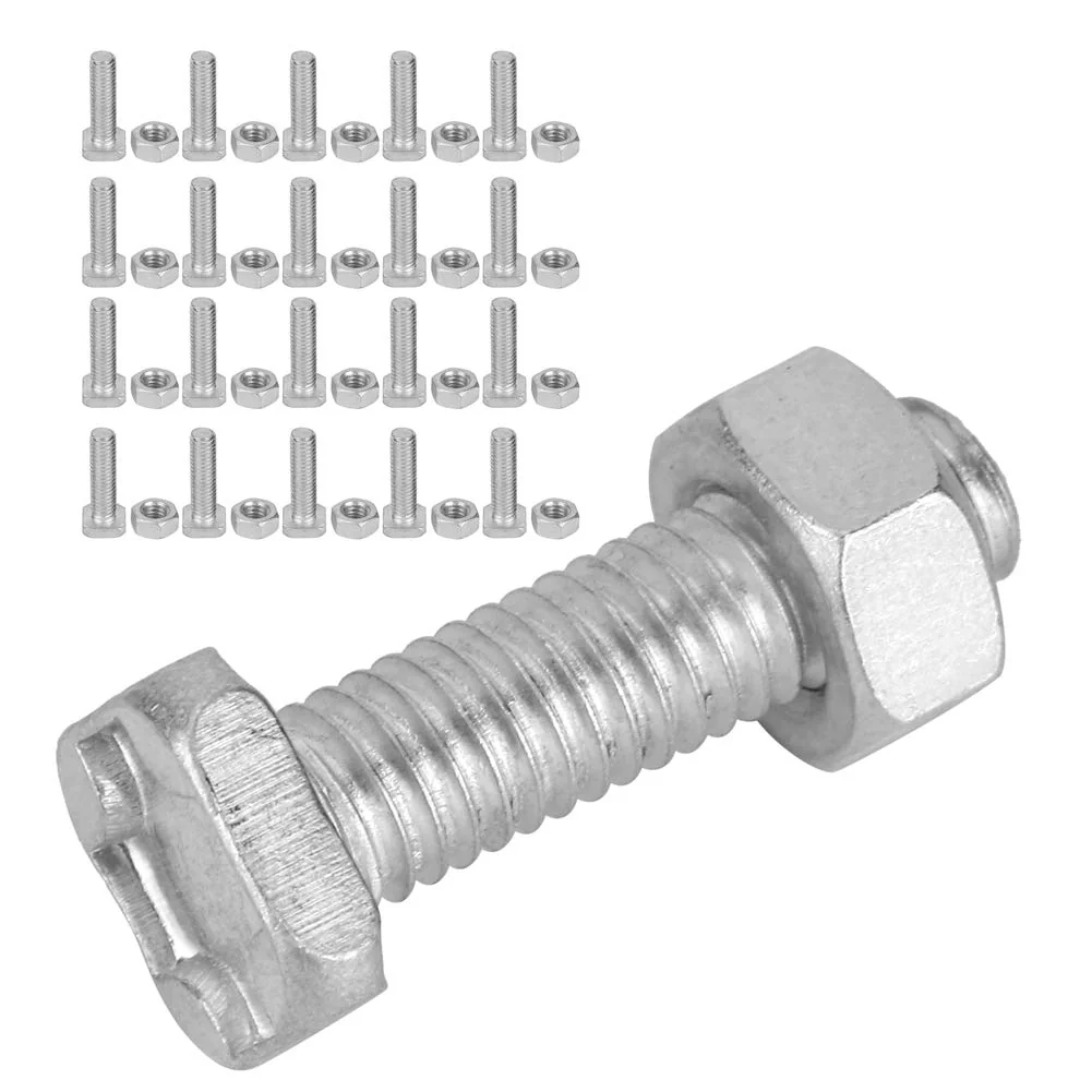 TOPINCN 20 Set 22mm M6x22 Bolts and M6