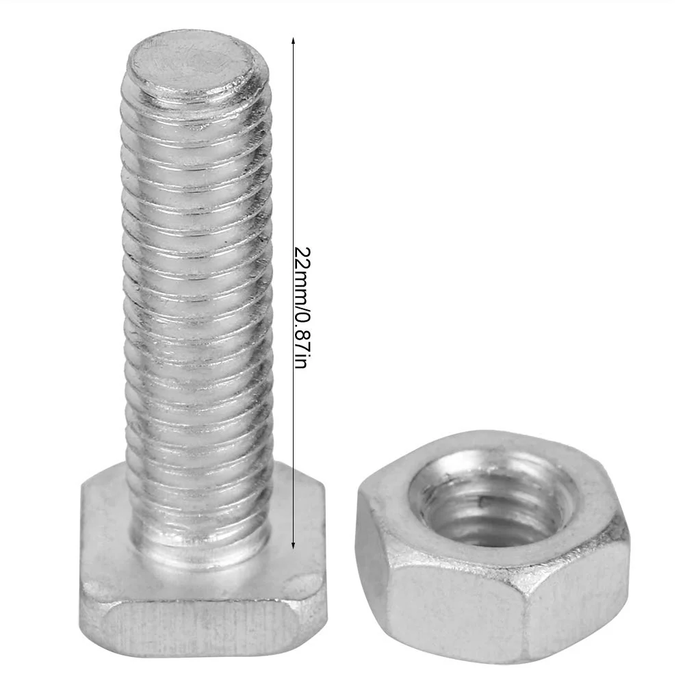 TOPINCN 20 Set 22mm M6x22 Bolts and M6