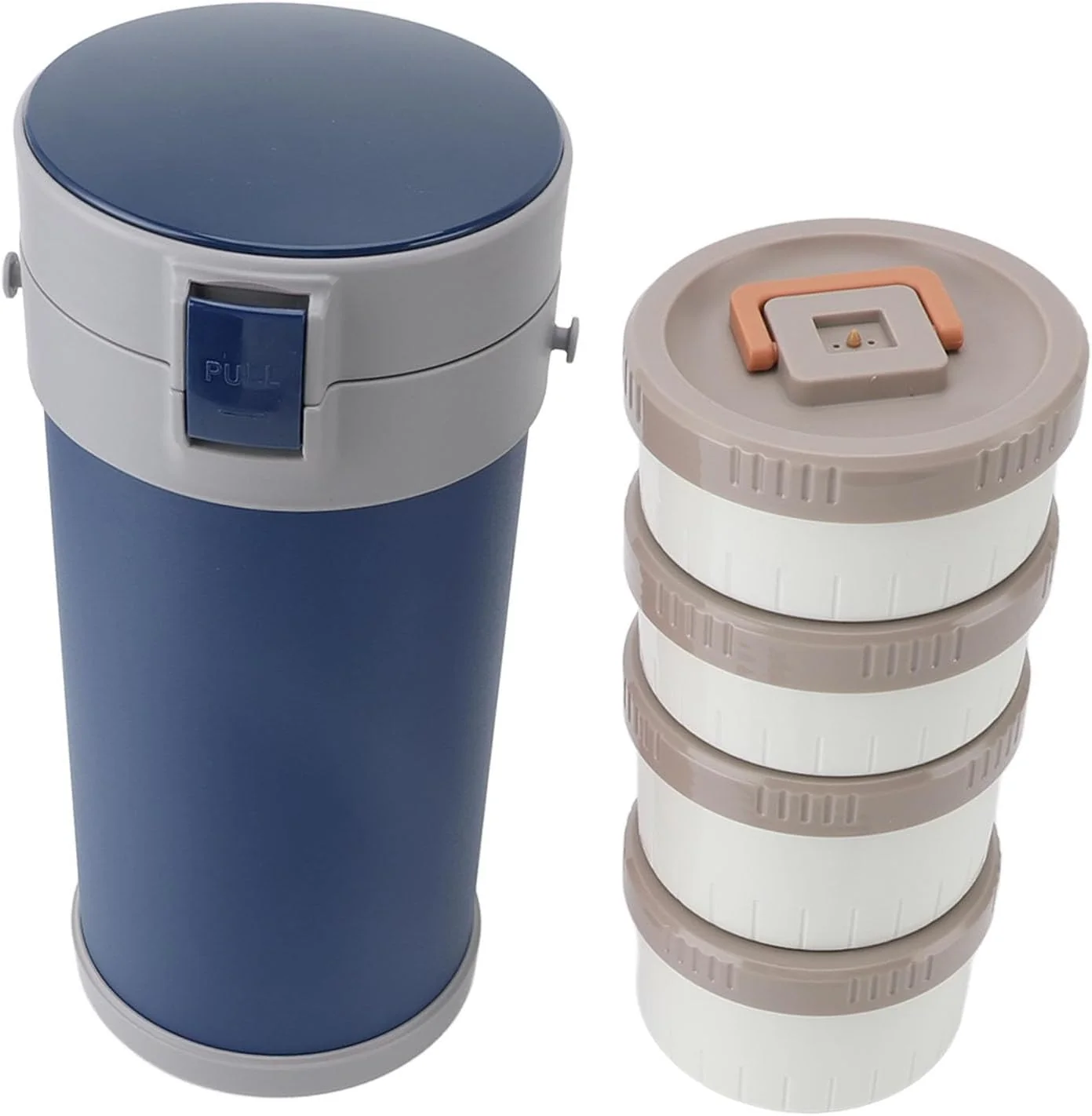 TOPINCN 2.9L Stackable Insulated Box 304 Stainless Steel