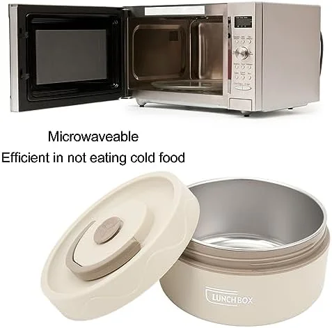 TOPINCN 440ml Food Warm Lunch Container, Stainless Steel