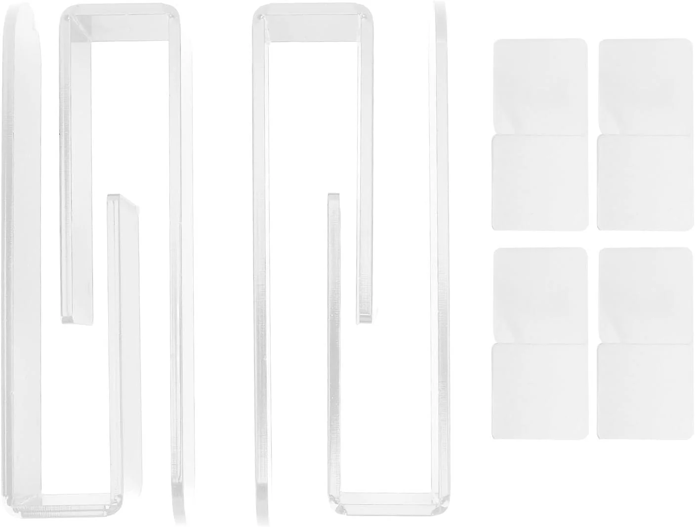 TOPINCN 4pcs Baseball Hat Rack, Sturdy Acrylic Wall