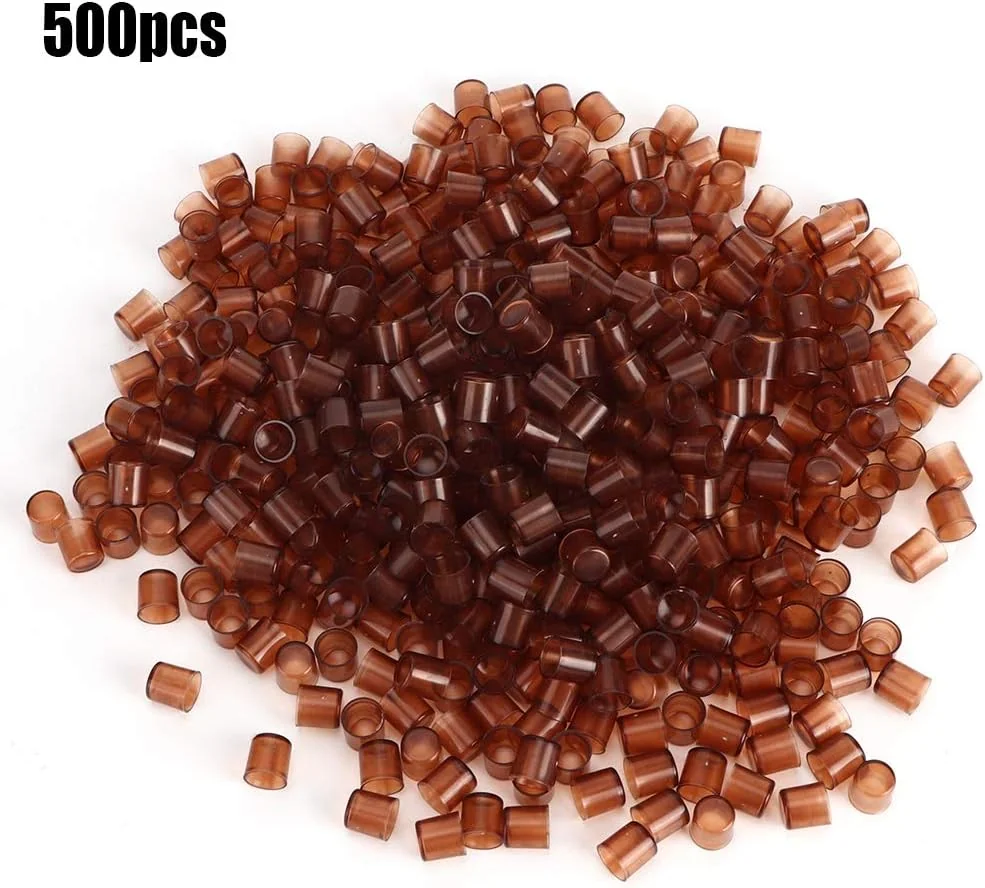 TOPINCN 500Pcs Queen Rearing Cell Cup Plastic Brown