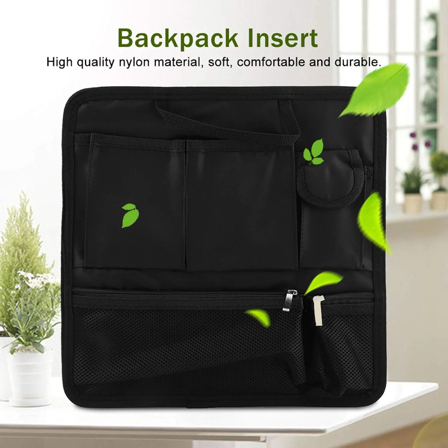 TOPINCN Backpack Organizer Insert Liner, Portable Travel Shoulder