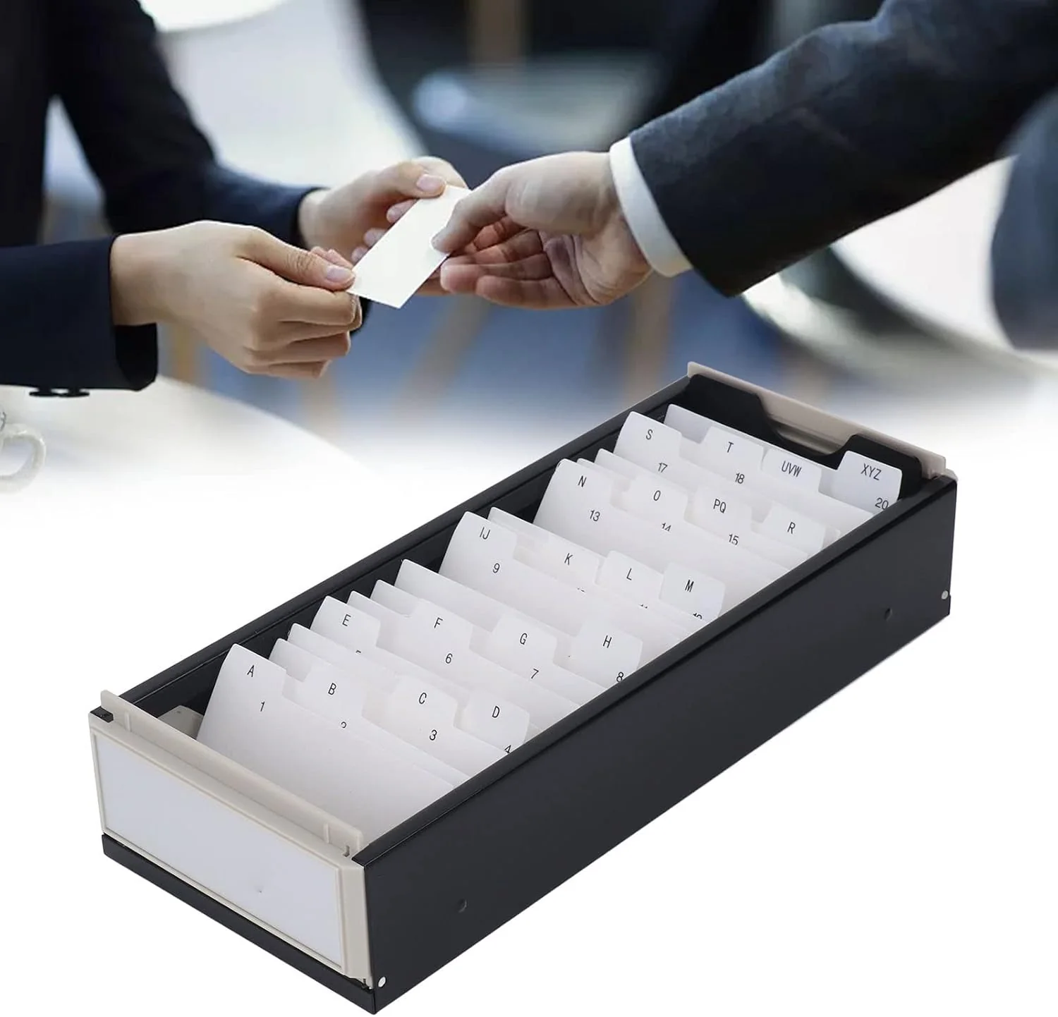 TOPINCN Business Card Holder for Desk, Business Card