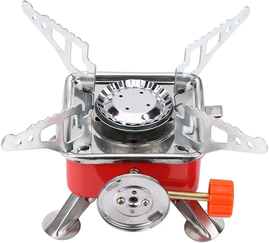 TOPINCN Camping Stove TOPINCN Portable Mini Outdoor Folding Metal