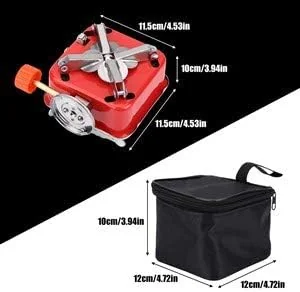 TOPINCN Camping Stove TOPINCN Portable Mini Outdoor Folding Metal