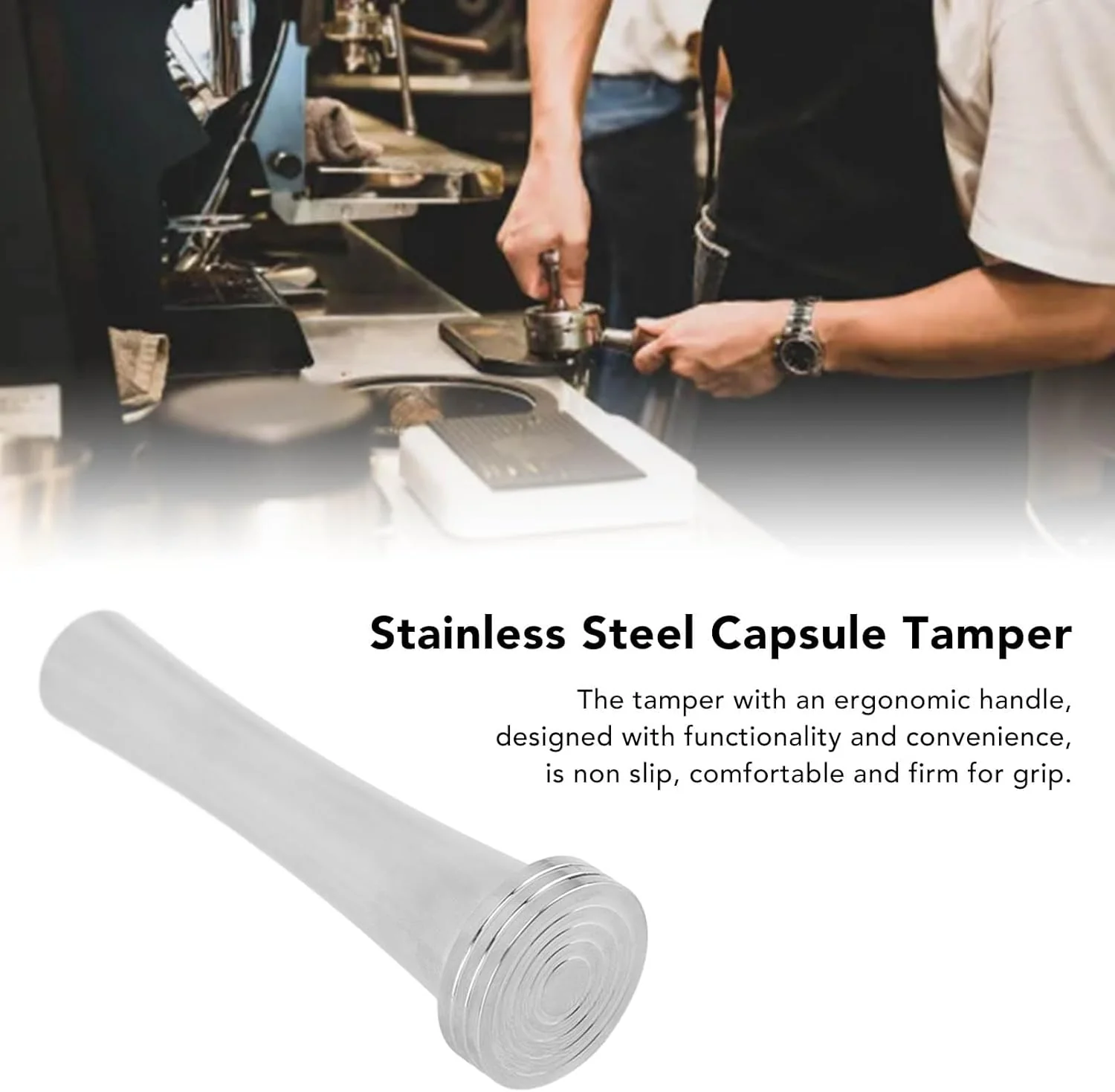 TOPINCN Espresso Tamper,Coffee Tamper,Espresso Machine,Tamper for Espresso Machine,51mm espresso