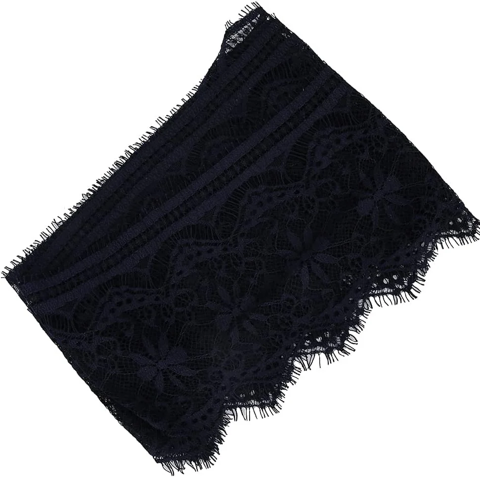 TOPINCN Lace Ribbon 14.5 cm Width Polyester Silk Clothing