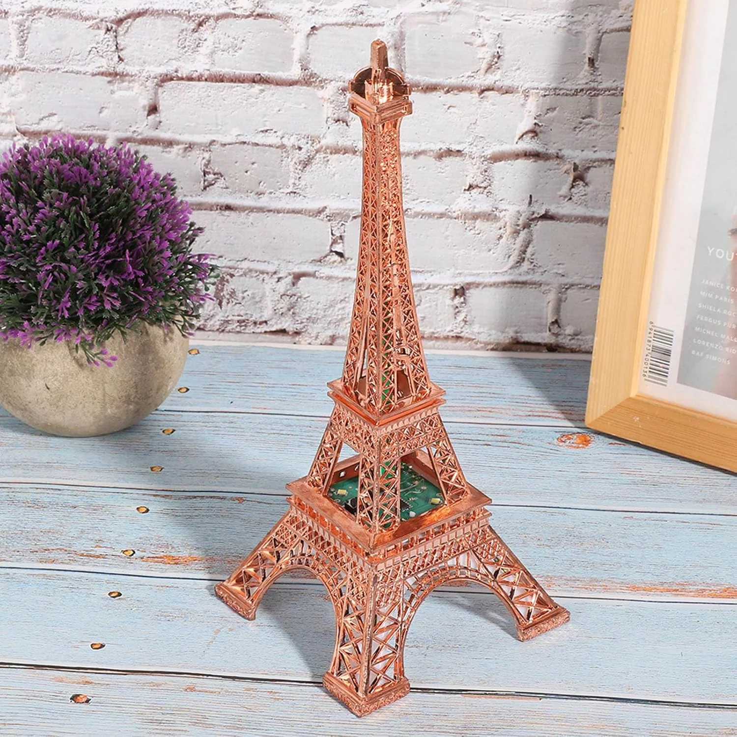 TOPINCN LED Light Up Eiffel Tower Night Light
