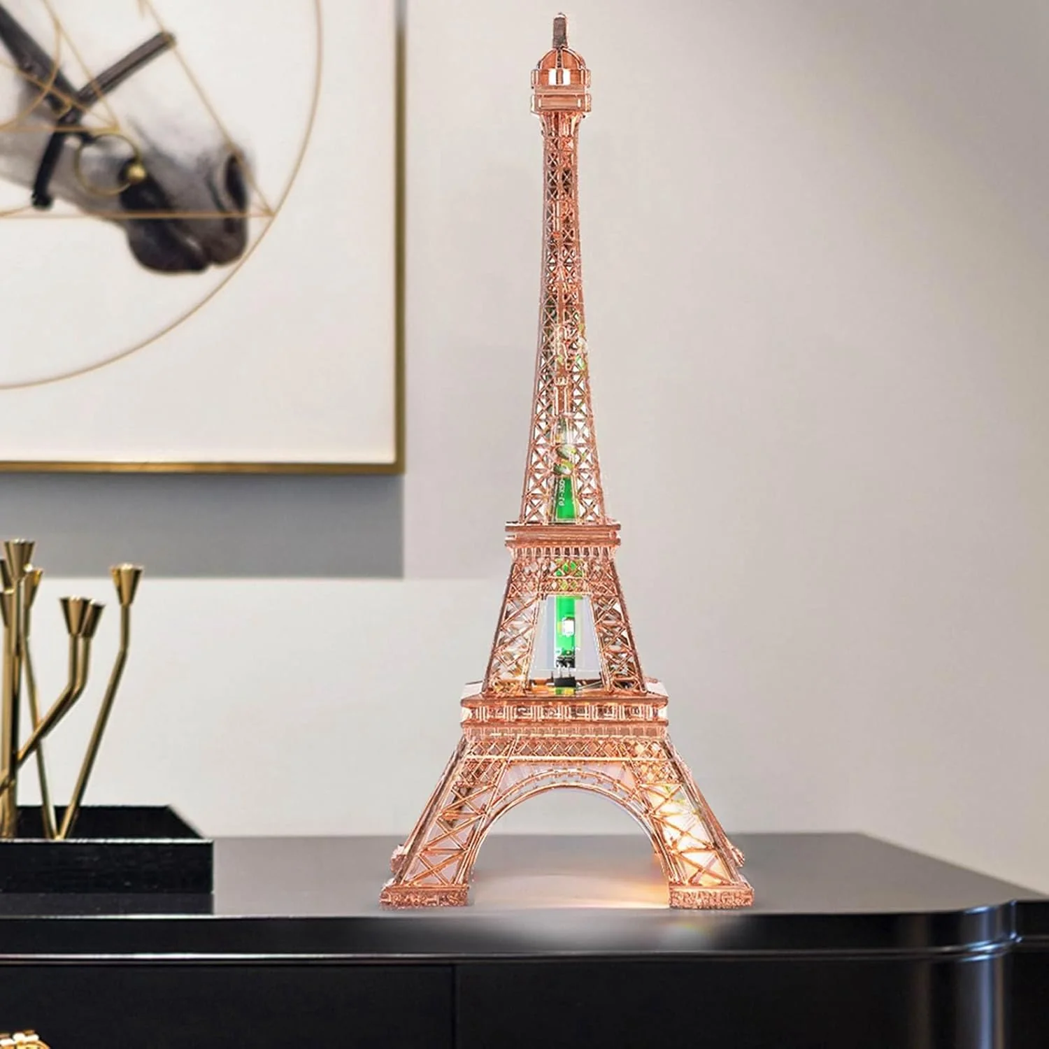 TOPINCN LED Light Up Eiffel Tower Night Light