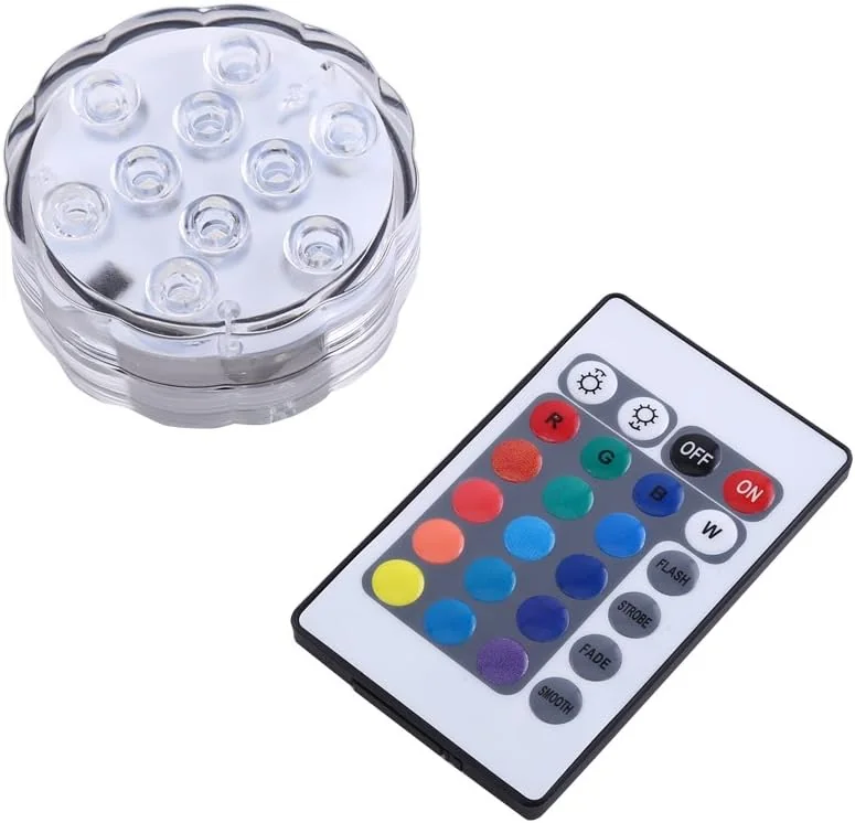 TOPINCN LEDs Aquarium Light Colorful RGB Remote Controll