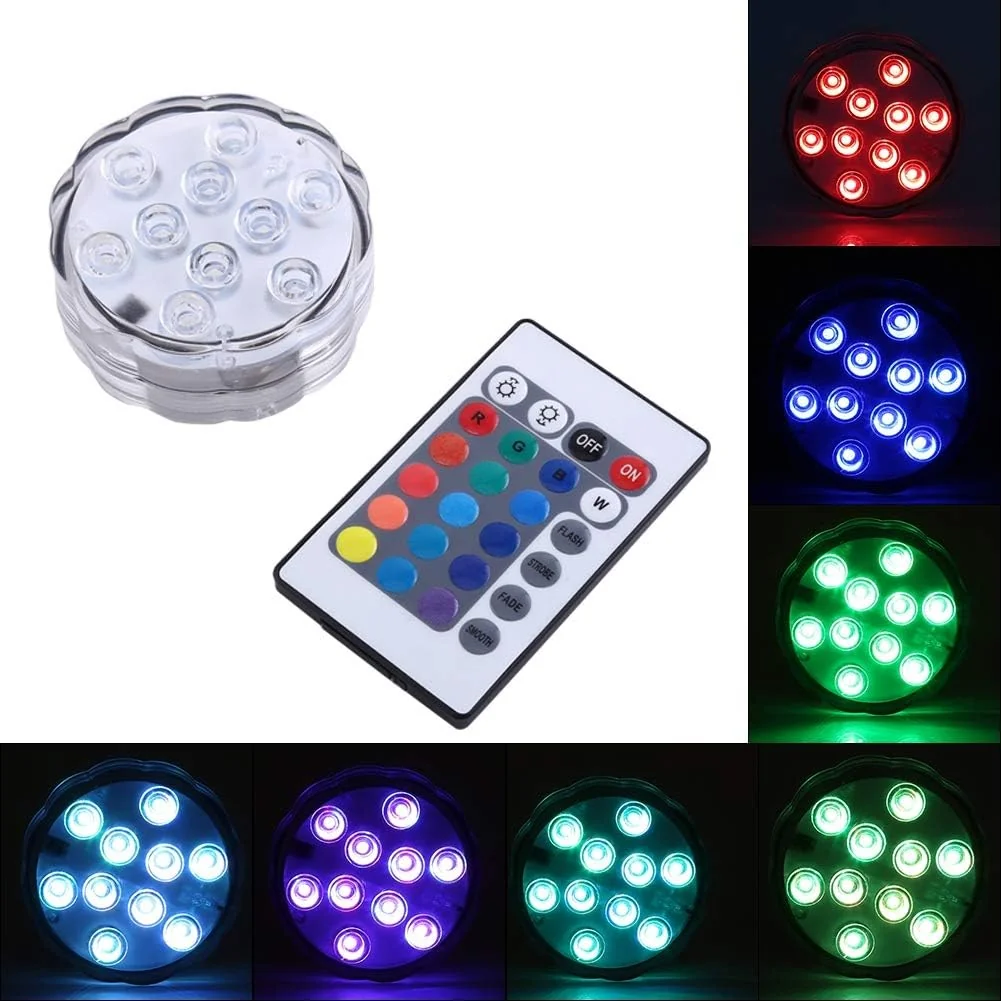 TOPINCN LEDs Aquarium Light Colorful RGB Remote Controll