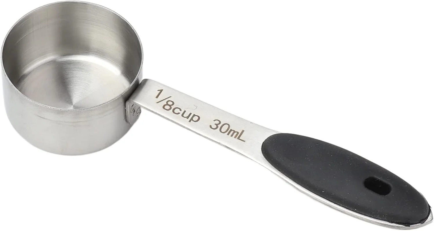 TOPINCN Measuring Cups Stainless Steel Coffee Measuring Scoop 1/8