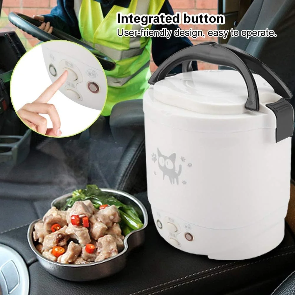TOPINCN Mini Rice Cooker 1L, Portable Electric Food Steamer