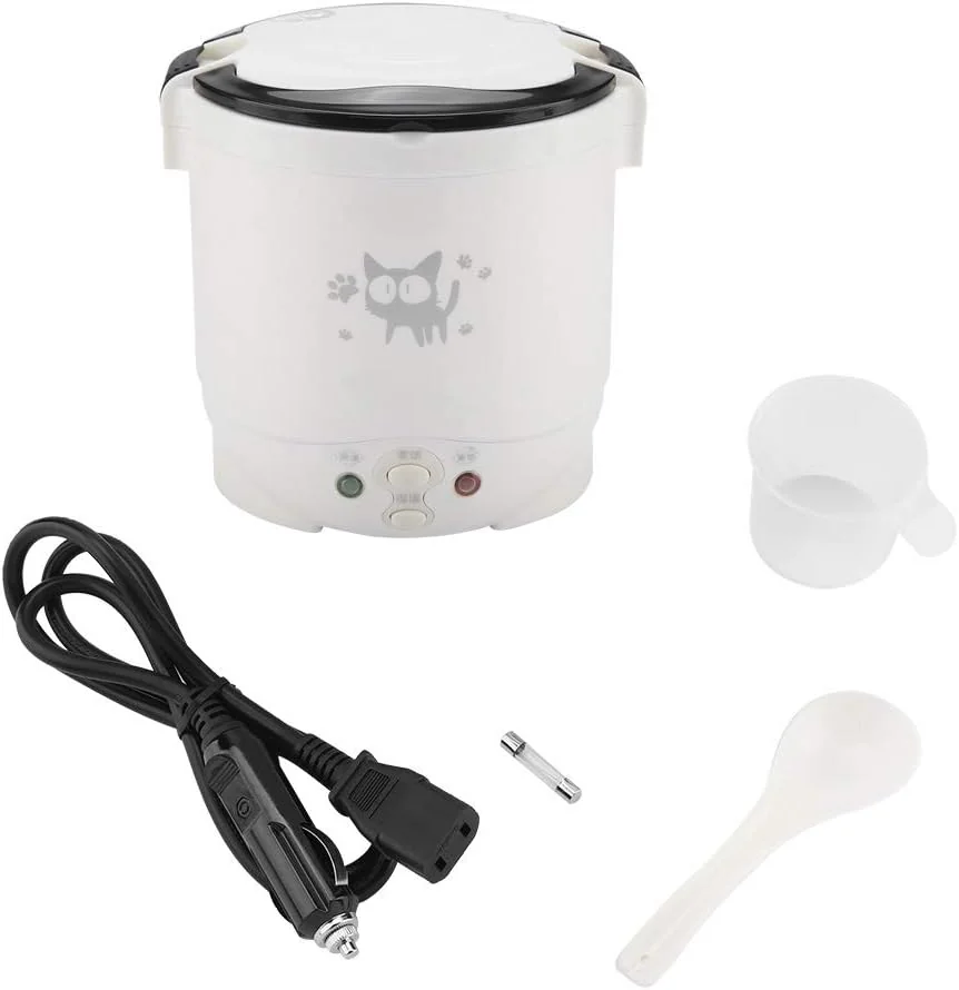 TOPINCN Mini Rice Cooker 1L, Portable Electric Food Steamer