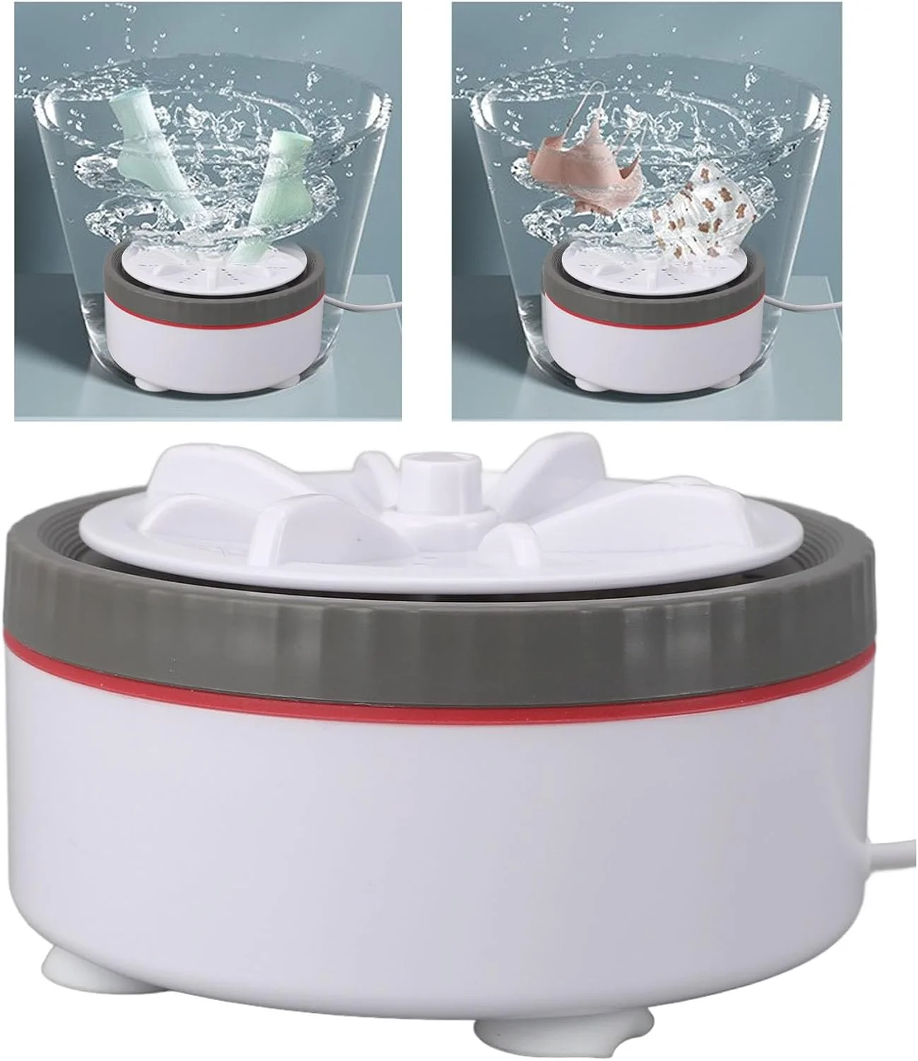 TOPINCN Mini Turbo Washing Machine, Portable Turbo Washing