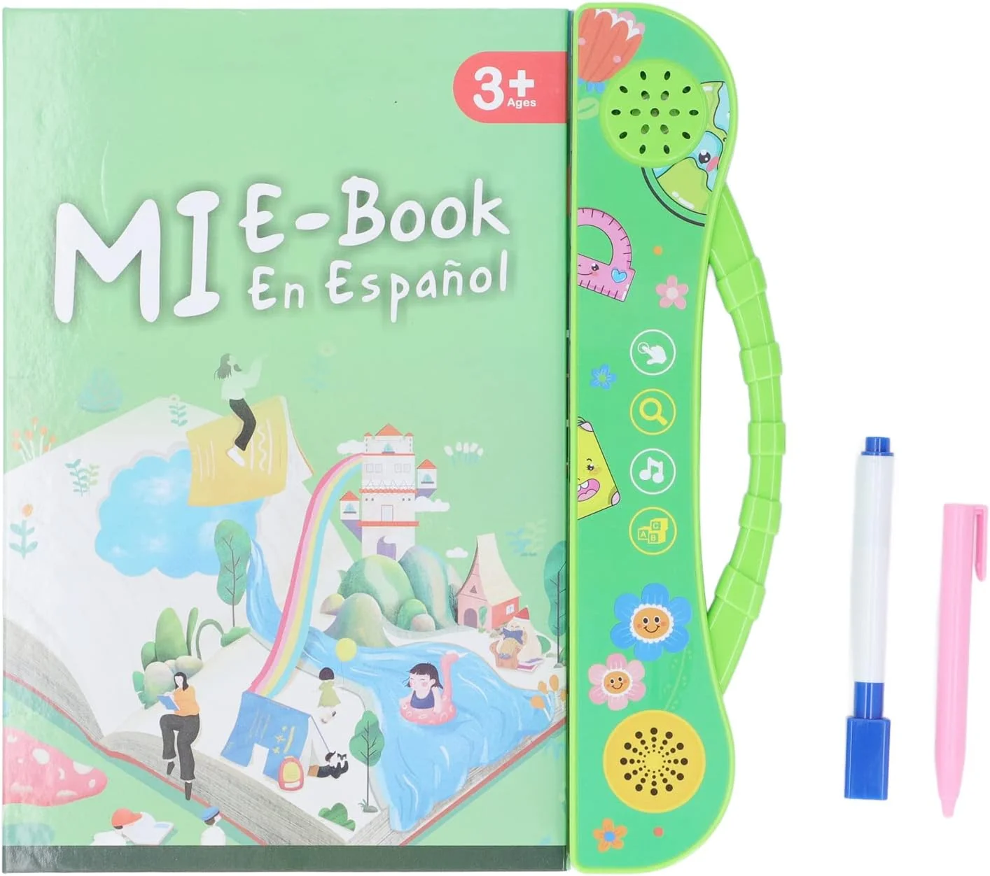 TOPINCN Spanish Talking Learning Book for Kids, Interactive