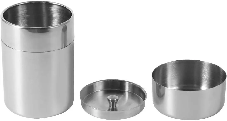 TOPINCN Stainless Steel Tea Storage Container, 304 Grade