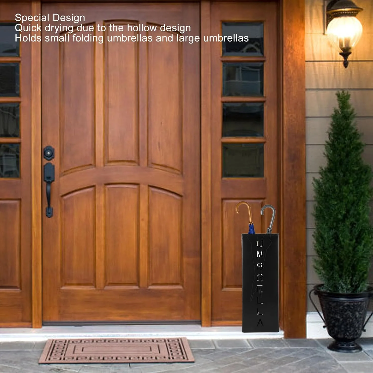 TOPINCN Umbrella Stand, Umbrella Holder for Entryway, Umbrella