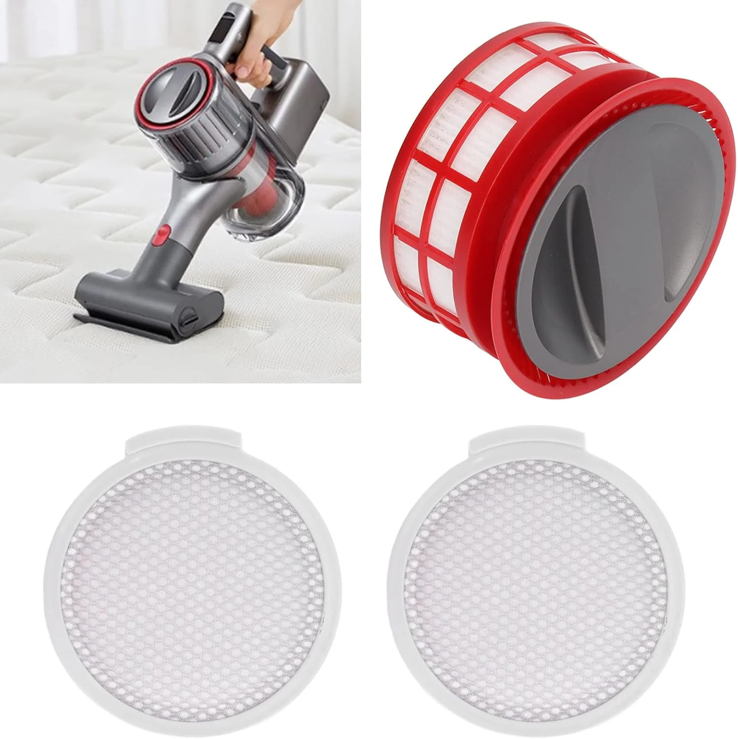 TOPINCN Vacuum Cleaner Filter Screen Replacement, Vacuum Cleaner
