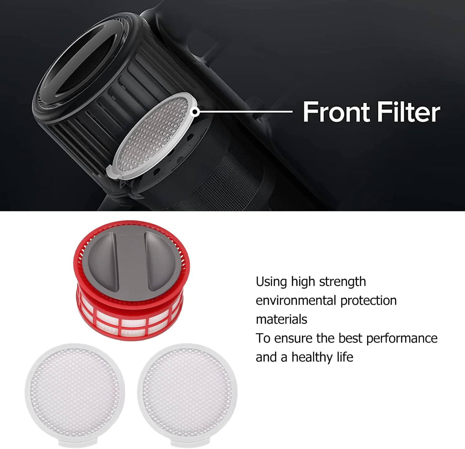 TOPINCN Vacuum Cleaner Filter Screen Replacement, Vacuum Cleaner