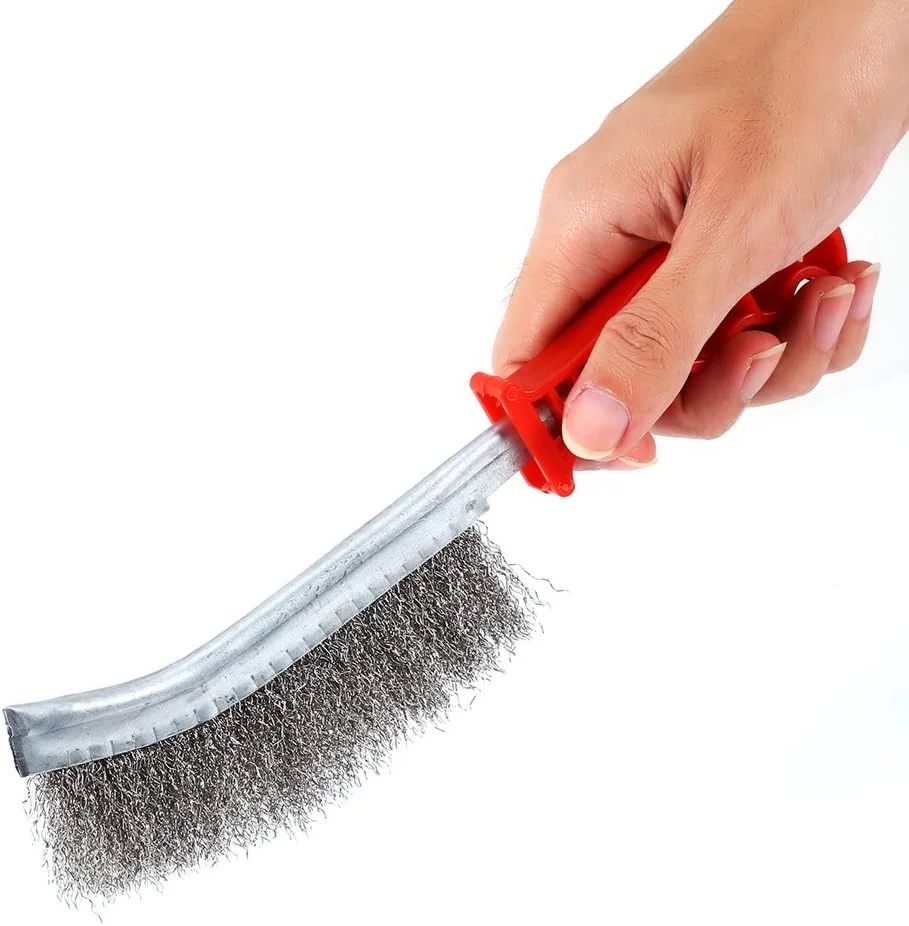 TOPINCN Wire Brush, Heavy Duty Scratch Wire Brush